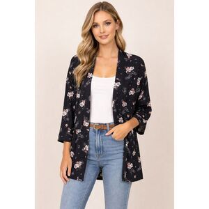 Divided Lightweight Kimono Jacket - Size Large